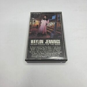 Waylon Jennings Never Could Toe The Mark Cassette Tape 1984 Outlaw Country Vtg